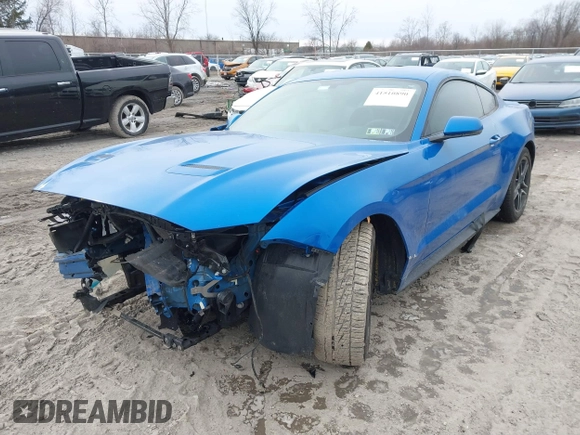 2019 Ford Mustang EcoBoost with VIN 1FA6P8TH4K5132924, listed as a IAAI auction lot 41510890 with 96,361 mi miles and . Bid and sale history available at carsss.com. Image 17.