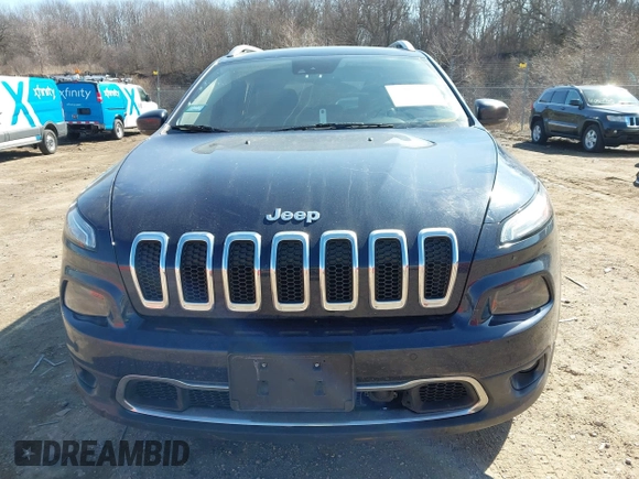 2016 Jeep Cherokee Limited with VIN 1C4PJMDBXGW178360, listed as a IAAI auction lot 41779824 with 101,838 mi miles. Bid and sale history available at carsss.com. Image 12.