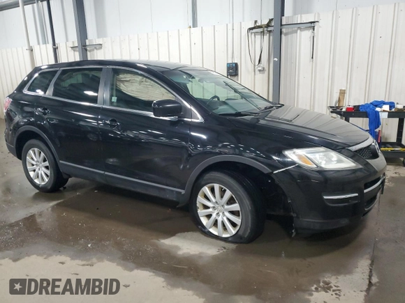 2008 Mazda CX-9 Sport with VIN JM3TB28A180151738, listed as a Copart auction lot 44603445 with 223,154 mi miles and Salvage Title. Bid and sale history available at DreamBid. Image 4.