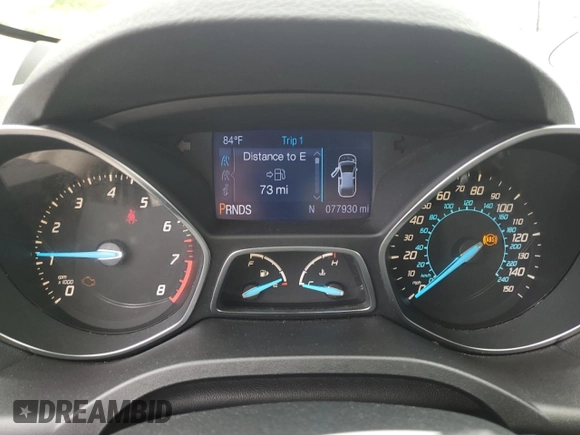 2013 Ford Escape SE with VIN 1FMCU0GX7DUA39375, listed as a Copart auction lot 65000355 with 77,930 mi miles and Clean title. Bid and sale history available at DreamBid. Image 9.