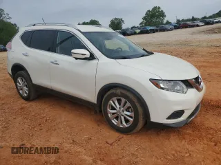 2016 Nissan Rogue SV with VIN JN8AT2MT5GW020414, listed as a Copart auction lot 52334525 with 91,969 mi miles and Salvage Title. Bid and sale history available at carsss.com. Image 4.