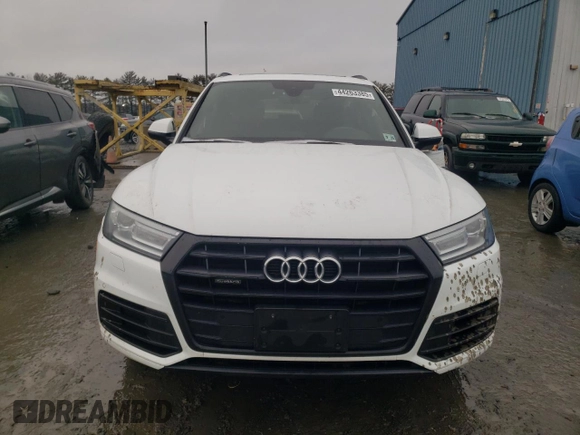 2020 Audi Q5 Premium with VIN WA1ANAFY5L2091293, listed as a Copart auction lot 44263385 with 45,383 mi miles and Salvage Title. Bid and sale history available at carsss.com. Image 5.