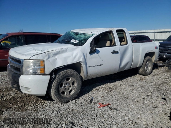 2007 Chevrolet Silverado 1500 1LT with VIN 2GCEK19J371608191, listed as a Copart auction lot 45173345 with 163,017 mi miles and Salvage Title. Bid and sale history available at DreamBid. Image 1.
