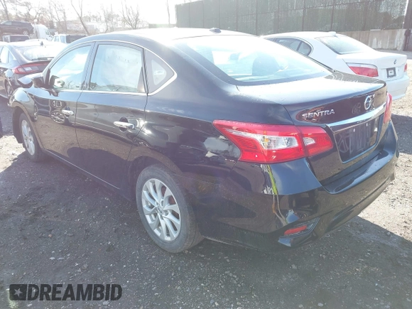 2019 Nissan Sentra SV with VIN 3N1AB7AP7KY445186, listed as a IAAI auction lot 41846095 with 54,267 mi miles and . Bid and sale history available at DreamBid. Image 3.