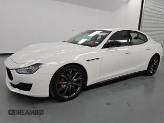 2021 Maserati Ghibli S with VIN ZAM57YSA6M1360181, listed as a Copart auction lot 43330245 with 61,595 mi miles and Clean title. Bid and sale history available at DreamBid. Image 1.