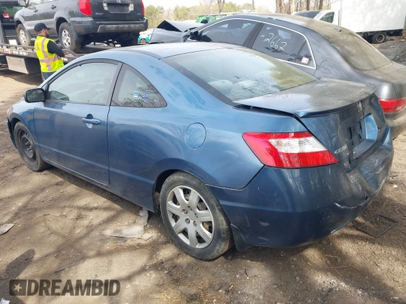 2008 Honda Civic Cpe LX with VIN 2HGFG126X8H551932, listed as a IAAI auction lot 42123060 with 114,479 mi miles. Bid and sale history available at carsss.com. Image 3.