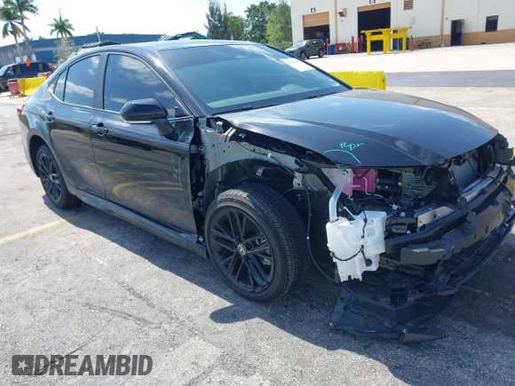 2025 Toyota Camry LE with VIN 4T1DAACK8SU125496, listed as a IAAI auction lot 42206200 with 937 mi miles and . Bid and sale history available at DreamBid. Image 1.