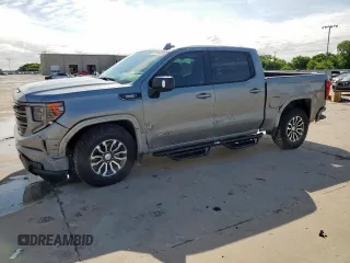 2023 GMC Sierra 1500 AT4 with VIN 1GTUUEE85PZ186223, listed as a Copart auction lot 59154585 with 32,727 mi miles and Salvage title. Bid and sale history available at DreamBid. Image 1.