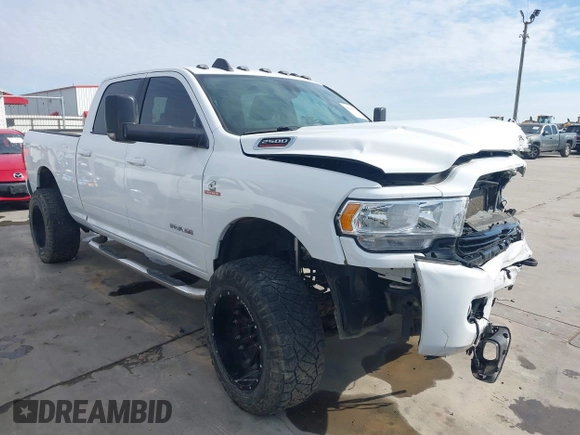 2020 Ram 2500 Big Horn with VIN 3C6UR5DL1LG115089, listed as a IAAI auction lot 41236581 with 90,797 mi miles. Bid and sale history available at carsss.com. Image 1.