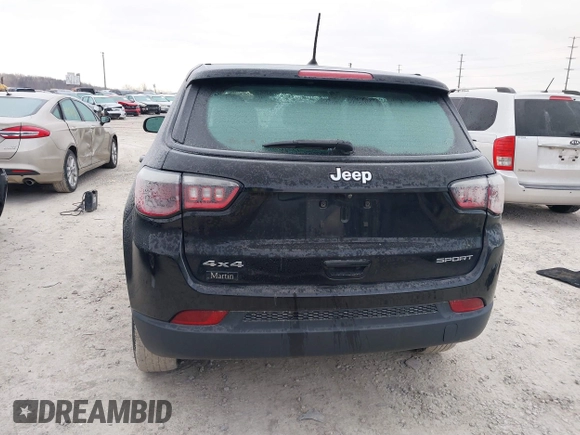 2017 Jeep Compass Sport with VIN 3C4NJDAB3HT628675, listed as a IAAI auction lot 40987530 with 92,254 mi miles and . Bid and sale history available at DreamBid. Image 17.