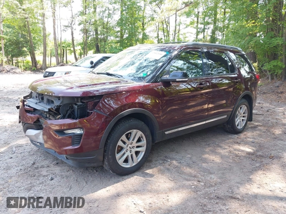 2018 Ford Explorer XLT with VIN 1FM5K8DH5JGC20690, listed as a IAAI auction lot 42412146 with 76,947 mi miles and . Bid and sale history available at DreamBid. Image 2.