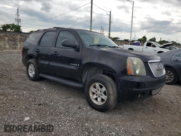 2007 GMC Yukon SLT with VIN 1GKFC130X7R232442, listed as a Copart auction lot 76101324 with 3 mi miles and Non Repairable. Bid and sale history available at carsss.com. Image 4.