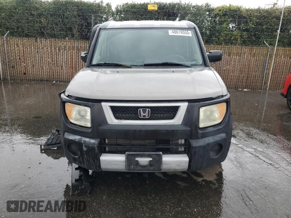 2005 Honda Element EX with VIN 5J6YH18625L008059, listed as a Copart auction lot 48619555 with 132,684 mi miles and Salvage Title. Bid and sale history available at DreamBid. Image 5.