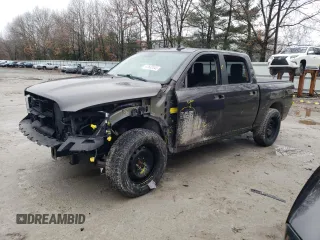 2017 Ram 1500 Big Horn with VIN 3C6RR7LT9HG506310, listed as a Copart auction lot 47833345 with 46,502 mi miles and Salvage Title. Bid and sale history available at carsss.com. Image 1.