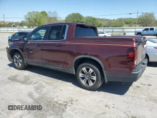 2017 Honda Ridgeline RTL-T with VIN 5FPYK2F6XHB004078, listed as a Copart auction lot 53120405 with 109,313 mi miles and Salvage title. Bid and sale history available at DreamBid. Image 2.