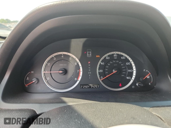 2011 Honda Accord EX-L with VIN 1HGCP3F82BA006243, listed as a Copart auction lot 64497645 with 212,904 mi miles and Salvage title. Bid and sale history available at DreamBid. Image 9.