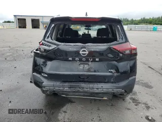 2023 Nissan Rogue S with VIN 5N1BT3AB8PC762983, listed as a Copart auction lot 64317934 with 34,652 mi miles and Salvage title. Bid and sale history available at DreamBid. Image 6.