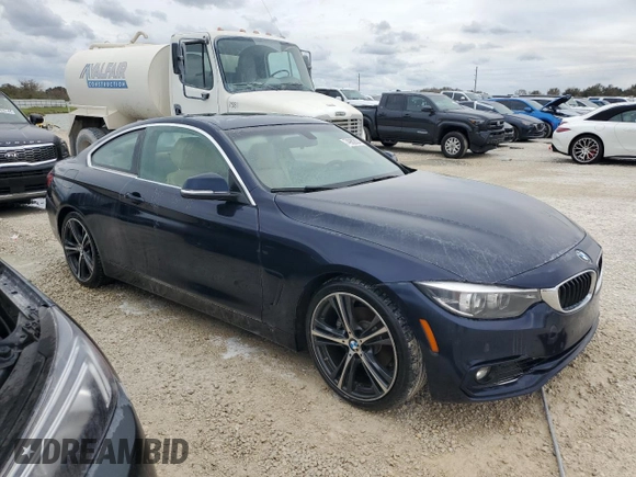 2018 BMW 4 Series 430i with VIN WBA4W3C5XJAC97217, listed as a Copart auction lot 74982834 with Not Provided miles and Non Repairable. Bid and sale history available at DreamBid. Image 4.