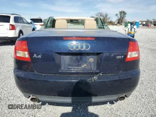 2004 Audi A4 1.8T with VIN WAUAC48H14K007141, listed as a Copart auction lot 89247185 with 122,255 mi miles and Salvage Title. Bid and sale history available at carsss.com. Image 6.