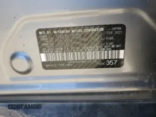 2021 Mitsubishi Outlander Sport ES with VIN JA4ARUAU9MU023112, listed as a Copart auction lot 81112584 with 0 mi miles and Salvage Title. Bid and sale history available at carsss.com. Image 14.