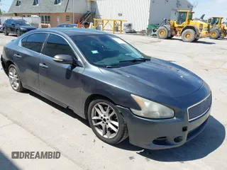 2011 Nissan Maxima SV with VIN 1N4AA5AP9BC837802, listed as a IAAI auction lot 42204566 with 152,717 mi miles and . Bid and sale history available at DreamBid. Image 1.