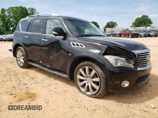 2014 Infiniti QX80 z VIN JN8AZ2NF4E9553258, wystawiony jako Copart lot #54238315 z przebiegiem 223 363 mil mil oraz Szkoda całkowita • Salvage title. Historia ofert i sprzedaży dostępna na DreamBid. Obrazek 4.
