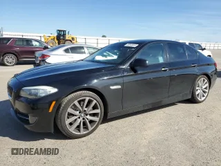 2011 BMW 5 Series 535i with VIN WBAFR7C59BC603284, listed as a Copart auction lot 50640615 with 110,665 mi miles and Salvage Title. Bid and sale history available at carsss.com. Image 1.