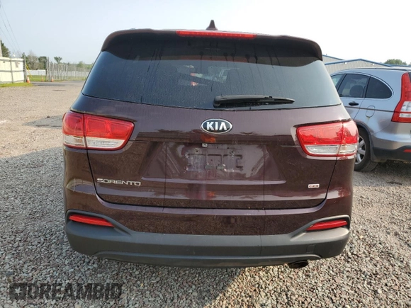 2016 Kia Sorento LX with VIN 5XYPGDA34GG020508, listed as a Copart auction lot 67362184 with 165,795 mi miles and Non Repairable. Bid and sale history available at carsss.com. Image 6.