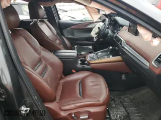 2017 Mazda CX-9 Signature with VIN JM3TCBEY7H0139253, listed as a Copart auction lot 52365975 with 0 mi miles and Salvage Title. Bid and sale history available at carsss.com. Image 7.