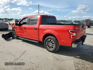 2019 Ford F-150 XL with VIN 1FTEW1CB2KFA66802, listed as a Copart auction lot 75010764 with 81,411 mi miles and Salvage title. Bid and sale history available at DreamBid. Image 2.