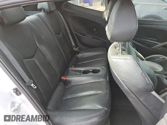 2014 Hyundai Veloster Turbo with VIN KMHTC6AE0EU211034, listed as a Copart auction lot 49711635 with 126,394 mi miles and Clean title. Bid and sale history available at DreamBid. Image 10.