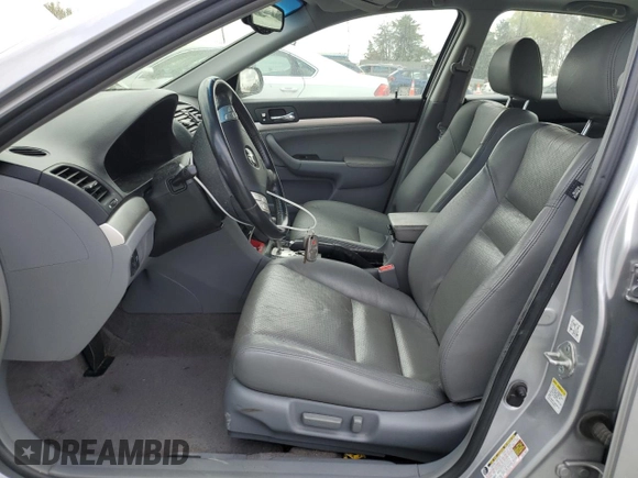 2004 Acura TSX w/Navigation with VIN JH4CL96974C035961, listed as a Copart auction lot 51262395 with 168,133 mi miles and Salvage Title. Bid and sale history available at carsss.com. Image 7.