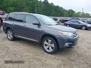 2012 Toyota Highlander Limited with VIN 5TDYK3EH4CS054805, listed as a IAAI auction lot 42082094 with 158,016 mi miles and . Bid and sale history available at DreamBid. Image 1.