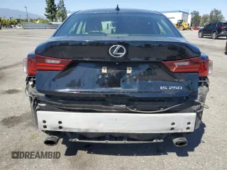 2015 Lexus IS 250 with VIN JTHBF1D23F5044819, listed as a Copart auction lot 61185585 with 183,836 mi miles and Salvage title. Bid and sale history available at DreamBid. Image 6.