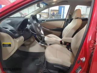 2017 Hyundai Accent SE with VIN KMHCT4AE8HU342818, listed as a Copart auction lot 53942395 with 140,933 mi miles and Clean Title. Bid and sale history available at carsss.com. Image 7.