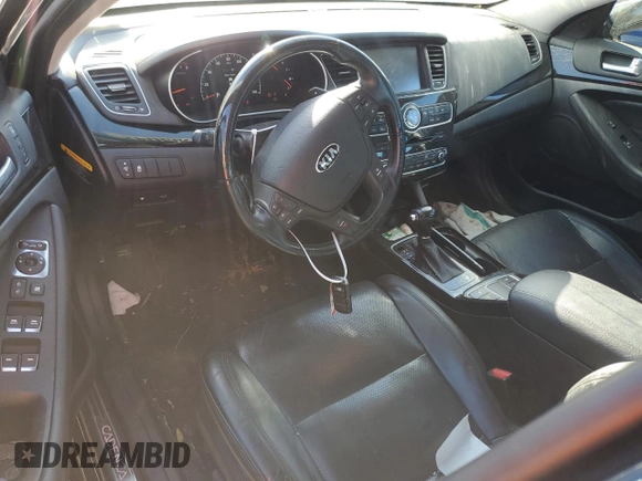 2014 Kia Cadenza Premium with VIN KNALN4D78E5142424, listed as a Copart auction lot 77576304 with 67,069 mi miles and Salvage Title. Bid and sale history available at carsss.com. Image 8.