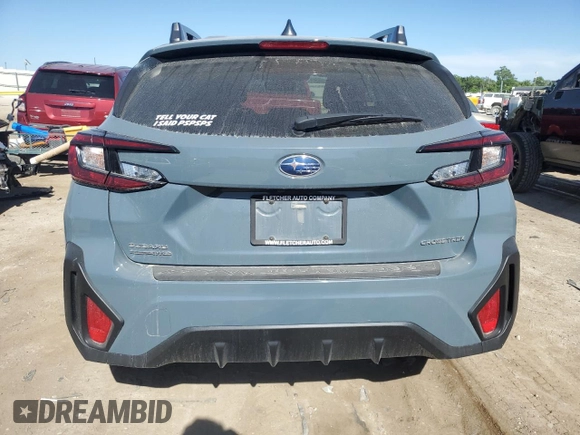 2024 Subaru Crosstrek Premium с VIN JF2GUADC4R8269602, выставлен на аукционе Copart как лот 56392305 с пробегом 23 011 миль миль и Списание • Salvage title. История ставок и продаж доступна на DreamBid. Изображение 6.