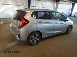 2015 Honda Fit EX-L with VIN 3HGGK5H83FM707228, listed as a Copart auction lot 50006055 with 97,573 mi miles and Salvage title. Bid and sale history available at DreamBid. Image 3.