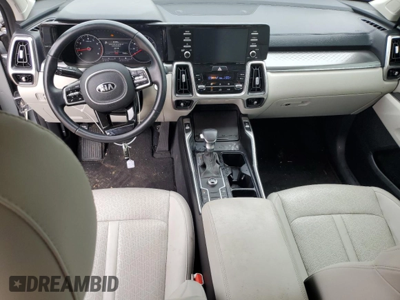 2021 Kia Sorento S with VIN 5XYRL4LC0MG035388, listed as a Copart auction lot 49091945 with 73,652 mi miles and Non Repairable. Bid and sale history available at DreamBid. Image 8.