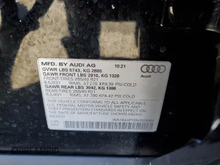 2022 Audi SQ5 Premium Plus with VIN WA1B4AFY0N2028466, listed as a Copart auction lot 84747134 with 29,154 mi miles and Salvage Title. Bid and sale history available at DreamBid. Image 15.