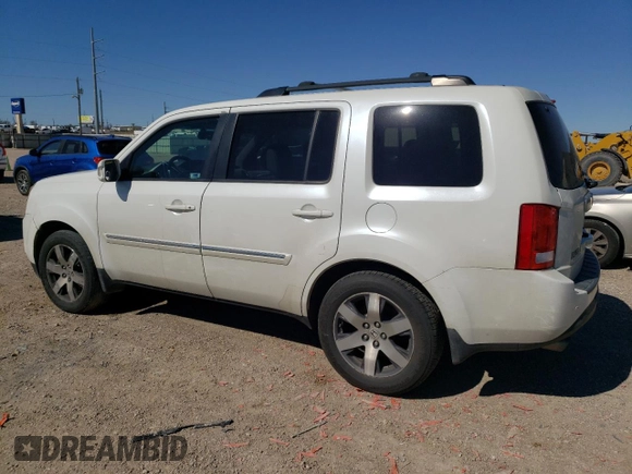 2012 Honda Pilot Touring with VIN 5FNYF4H90CB044159, listed as a Copart auction lot 47994455 with 164,578 mi miles and Salvage Title. Bid and sale history available at DreamBid. Image 2.