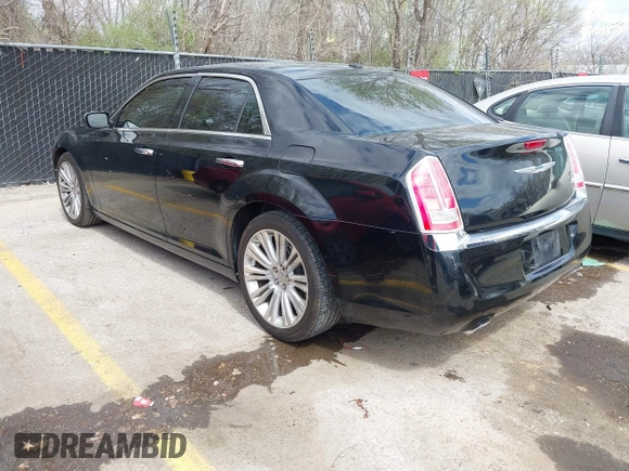 2012 Chrysler 300 with VIN 2C3CCAET1CH284661, listed as a IAAI auction lot 41920717 with 123,505 mi miles. Bid and sale history available at carsss.com. Image 3.