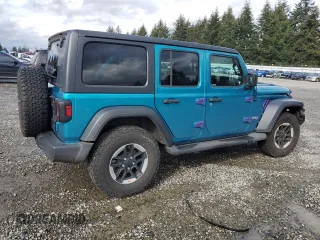 2020 Jeep Wrangler Unlimited Sport S with VIN 1C4HJXDG9LW215121, listed as a Copart auction lot 51292305 with 35,100 mi miles and Salvage title. Bid and sale history available at DreamBid. Image 3.