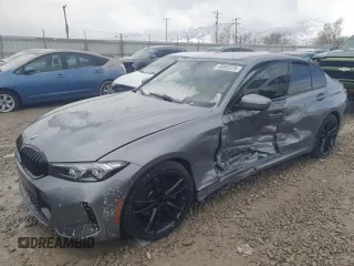 2024 BMW 3 Series 330i xDrive with VIN 3MW89FF01R8E14844, listed as a Copart auction lot 48992225 with 0 mi miles and Salvage Title. Bid and sale history available at carsss.com. Image 1.