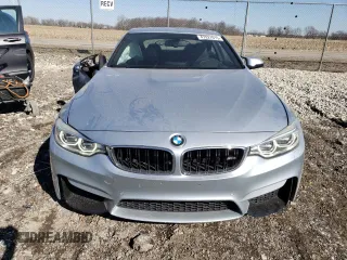 2015 BMW M4 with VIN WBS3R9C57FK331291, listed as a Copart auction lot 47927615 with 156,854 mi miles and Salvage Title. Bid and sale history available at carsss.com. Image 5.