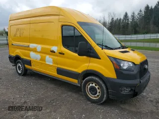 2022 Ford Transit Cargo z VIN 1FTBR1X85NKA42773, wystawiony jako Copart lot #57188295 z przebiegiem 59 108 mil mil oraz Szkody całkowita. Historia ofert i sprzedaży dostępna na DreamBid. Obrazek 4.