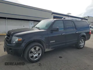 2008 Ford Expedition EL Limited with VIN 1FMFK20588LA66006, listed as a Copart auction lot 47443255 with 210,054 mi miles and Salvage Title. Bid and sale history available at carsss.com. Image 1.