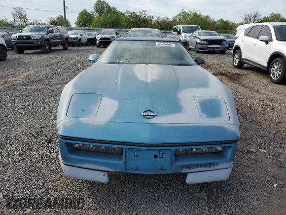1985 Chevrolet Corvette with VIN 1G1YY0788F5135108, listed as a Copart auction lot 55604065 with Not Provided miles and Clean Title. Bid and sale history available at carsss.com. Image 5.