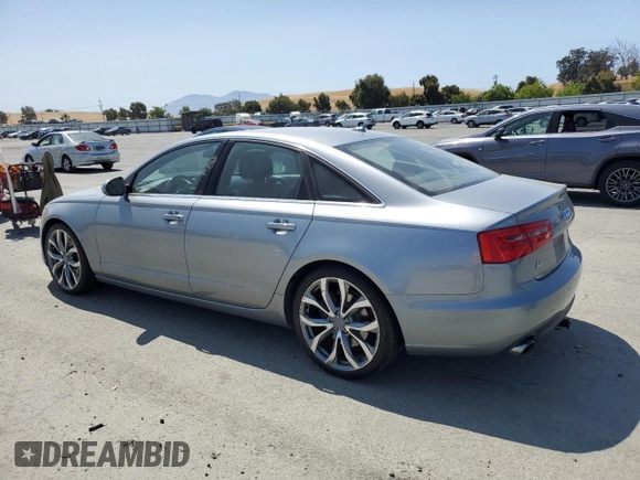 2015 Audi A6 Premium Plus with VIN WAUGFAFCXFN021824, listed as a Copart auction lot 60576435 with 164,019 mi miles and Clean title. Bid and sale history available at DreamBid. Image 2.