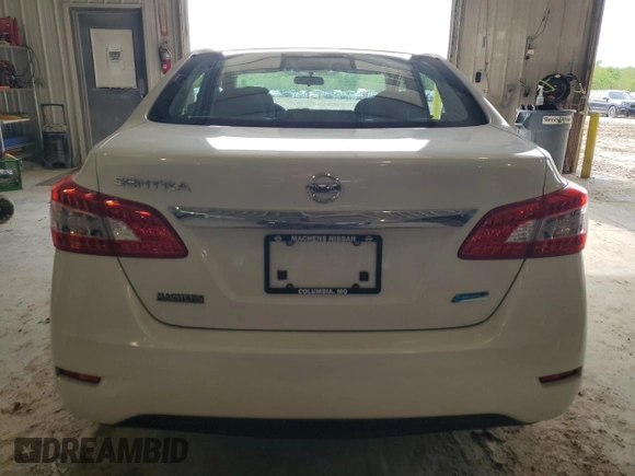 2014 Nissan Sentra SV with VIN 3N1AB7AP0EL659938, listed as a Copart auction lot 54677295 with 119,636 mi miles and Salvage Title. Bid and sale history available at DreamBid. Image 6.